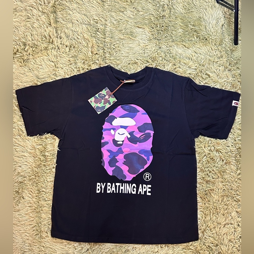 BAPE ABC Camo Tee Black/Purple